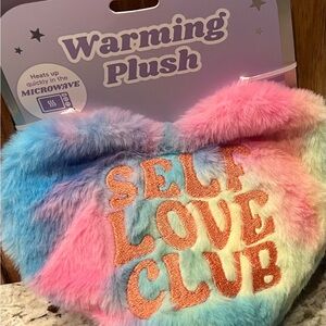 Vivitar Microwaveable Reusable Plush Heart Heat Pad Multicolor Pain Relief